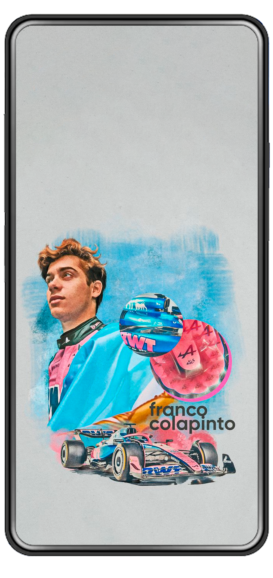 FUNDA FRANCO COLAPINTO ALPINE F1